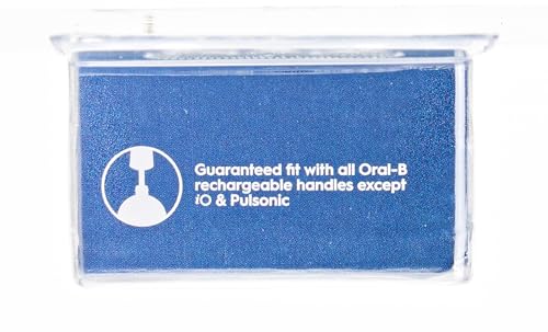 Oral-B Pro Cross Action Electric Toothbrush Head, X-Shape and Angled Bristles for Deeper Plaque Removal, Pack of 8 Toothbrush Heads, Black