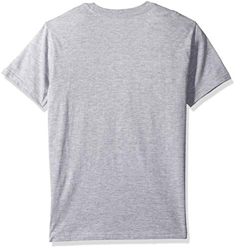 Tommy Hilfiger Boys' Short Sleeve Flag Crew Neck T-Shirt, Legacy Grey Heather, 6