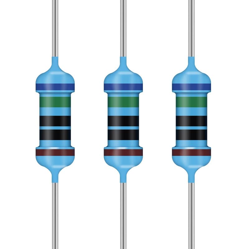 100 Pcs 15K ohm Resistors YIWANSON 0.25 W Metal Film Resistor, Tolerance ±1% 1/4w Metal Film Fixed Resistor for Repair Electronic Systems, Repair Cars, Audio Components (15K)