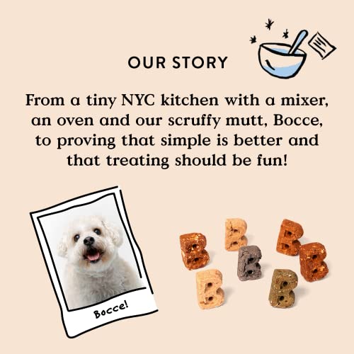 Bocce’s Bakery Oven Baked Chicken Recipe Treats for Dogs, Wheat-Free Everyday Dog Treats, Made with Real Ingredients, Baked in The USA, All-Natural Soft & Chewy Cookies, Chicken, 6 oz