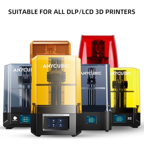 ANYCUBIC 3D Printer Resin, 405nm High Precision Fast Curing UV Photopolymer Resin for LCD 3D Printing, 1kg Black