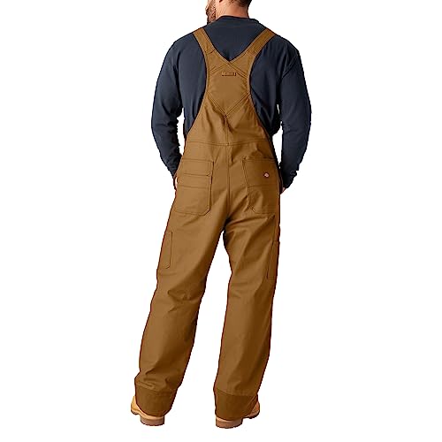 Dickies Men's Tradebuilt Wax Coated Canvas Double Front Bib, XXLarge Regular