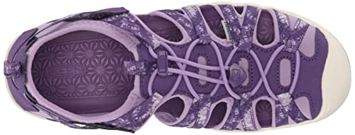 KEEN Moxie Closed Toe Casual Sandals, Multi/English Lavender, 1 US Unisex big kid