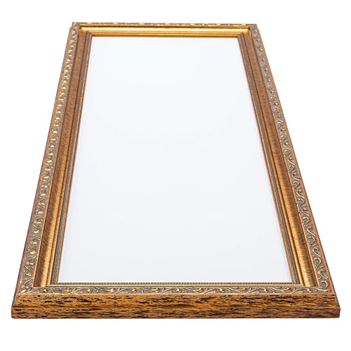 14x24 Frame Black Frame Wood Picture Frame - UV Resistant Acrylic Protective Front, Acid-Free Foam Board Backing, & Hanging Hardware Included