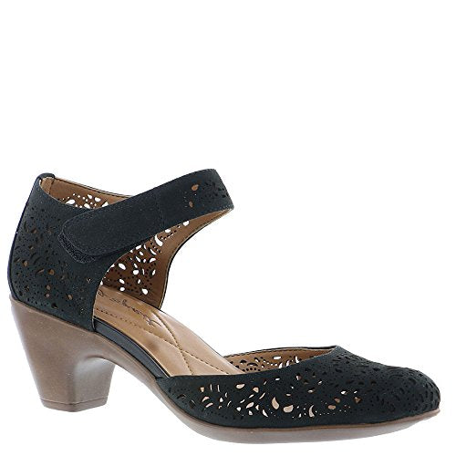 Easy Spirit Women's Cindie Pump, Black, 7.5 Narrow