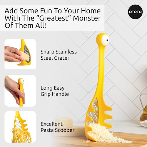 OTOTO Pasta Spoon & Spaghetti Spoon - Cooking Gadgets, Cooking Gifts, Cool Kitchen Gadgets, Cool Gifts, Cute Kitchen Accessories, Funny Gifts, Random Stuff