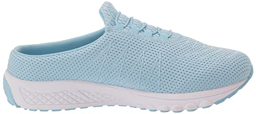 Propét Women's Tour Knit Slide Sneakers, Baby Blue, 9 Narrow US