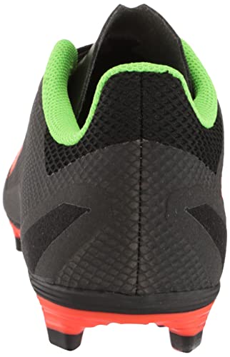 adidas Unisex X Speedportal.4 Flexible Ground Soccer Shoe, Black/Solar Red/Solar Green, 5 US Men