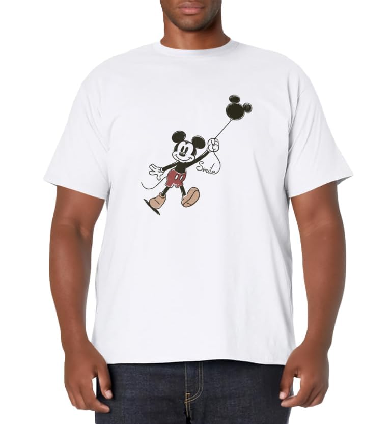 Disney Mickey & Friends Classic Vintage Mickey Ears Balloon T-Shirt