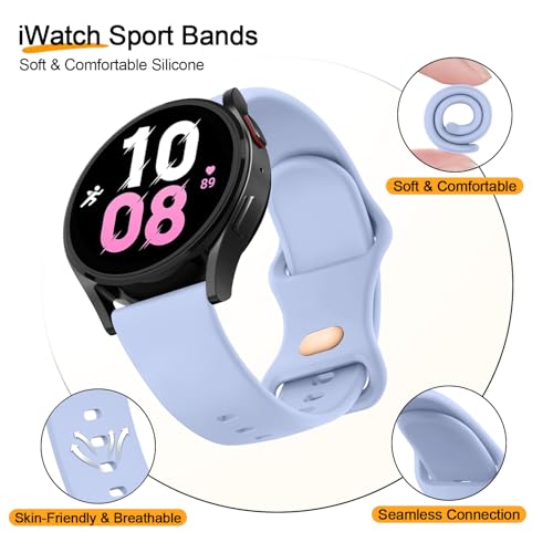 Vancle Silicone Band for Amazfit GTR 3 Pro/ GTR 3/ GTR 2e/ GTR 2/ GTR 4/ Amazfit GTR 47mm Smart Watch, 22mm Soft Quick-Release Replacement Wristband Sport Strap Compatible with Amazfit GTR 4 Bands for