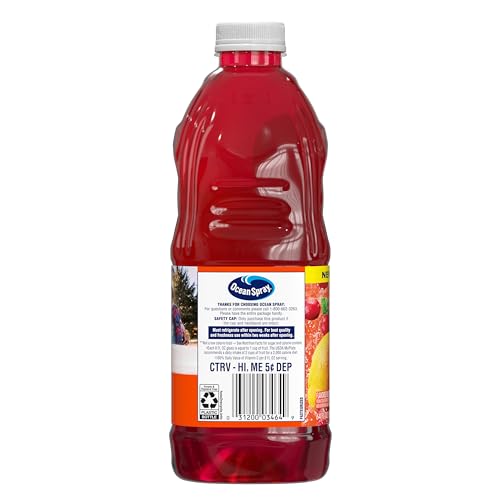 Ocean Spray® 100% Juice Cranberry Mango Juice Blend, 64 Fl Oz Bottle (Pack of 1)