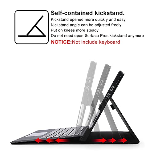 Omnpak Microsoft Surface Pro 7 Case,Protective Case for 12.3 Inch Surface Pro 7 Plus, Surface Pro 7, Surface Pro 6, Pro 5, Pro 4 Compatible with Type Cover Keyboard(Keyboard not Included)