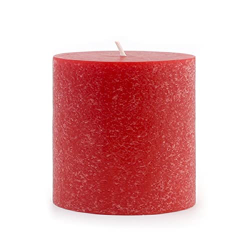 Root Candles Timberline Beeswax Blend Premium Handcrafted Unscented Pillar Candle, 3 x 3-Inch, Dusty Rose, 1 Count (Pack of 1)