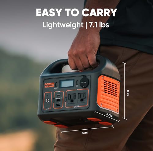 Jackery Portable Power Station Explorer 300, 293Wh Backup Lithium Battery, Solar Generator for Outdoors Camping Travel Hunting Blackout (Solar Panel Optional)