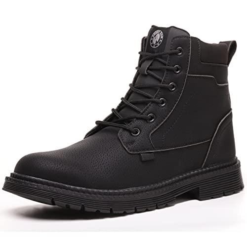 ANGRYRAM Steel Toe Boots for Men Comfortable Waterproof Construction Work Boots for Men Slip Resistant Lightweight Safety Shoes Botas de Trabajo Seguridad para Hombre
