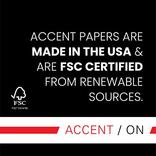 Accent Opaque White Printer Paper, 11” x 17” 20lb Bond/50lb Text Copy Paper – 500 Sheets (1 Ream) – Premium Computer Paper with Smooth Finish, 97 Bright, 74gsm – Multipurpose White Paper – 109371R