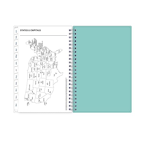 Blue Sky 2024 Weekly and Monthly Planner, January - December, 5" x 8", Frosted Cover, Wirebound, Chloe (144734)