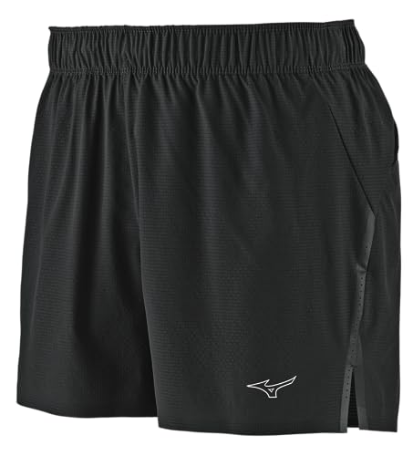 Mizuno Men's Standard Performance 5IN Short + Liner, Navy