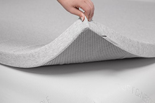 Tuft & Needle - Twin 2-Inch Breathable, Supportive Adaptive Foam Mattress Topper, CertiPUR-US,Gray