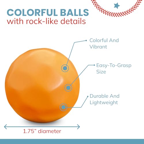 Multi-Colored Replacement Ball Set for VTech Drop & Go Dump Truck | Vibrant, Colorful Rock Balls Compatible with Vtech Construction Toy | 6