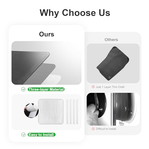 RV Roof Sunroof Shade Cover 16 x 16 Inch Sun Blackout Fabric Roof Ventilation Skylight Fan Vent Cover Window Sun Shade for Camper Travel Trailer Accessories