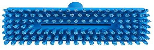 Vikan - 70413 Deck Scrub Brush, 10-3/4"L, Stiff, Blue