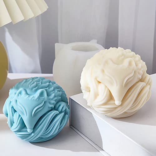 18 Pack Succulent Mold Succulent Candle Mold Handmade Succulent Silicone Mold Flower Silicone Mold for Candle Cactus Mold Peony Mold Plant Decorate Mold Candle Making Mold 3D Animal Mold