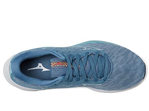 Mizuno Women's Wave Rider 26 | Neutral Running Shoe | Odyssey Grey/Quiksilver | US 8.5 Wide