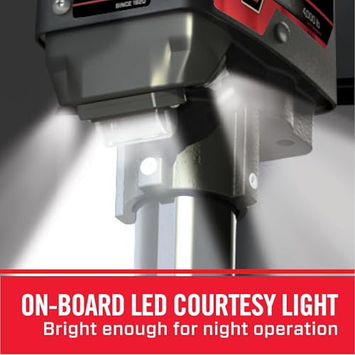 Bulldog 500187 Black A-Frame Jack with Powered Drive, 3,500 lbs.