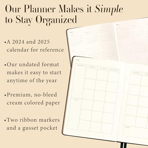 Anecdote 2024-2025 Planner: A Monthly, Weekly & Daily Planner 2024-2025 for Planning Your Success - A5 Size Hardcover Start Anytime and Achieve your Goals - Black