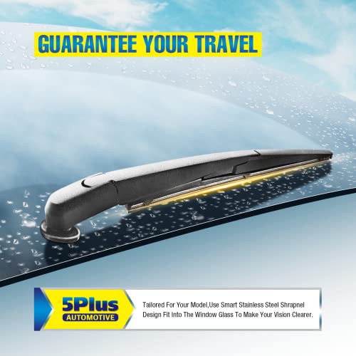 5 PLUS® 14" Rear Wiper Blade Replacement for Honda Pilot 2015-2009 BACK Windshield Wiper Blade (14-F)