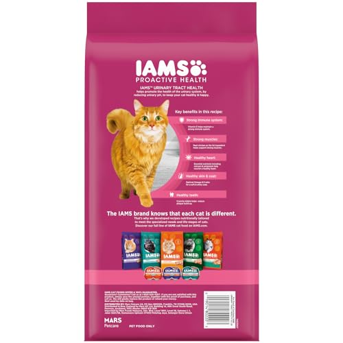 IAMS Proactive Health Adult Urinary Tract Health Dry Cat Food with Chicken, 3.5 lb. Bag