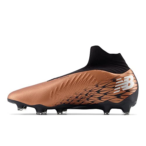 New Balance Men's Tekela V4 Magia Fg Soccer Shoe, Copper/Black, 6.5 Wide