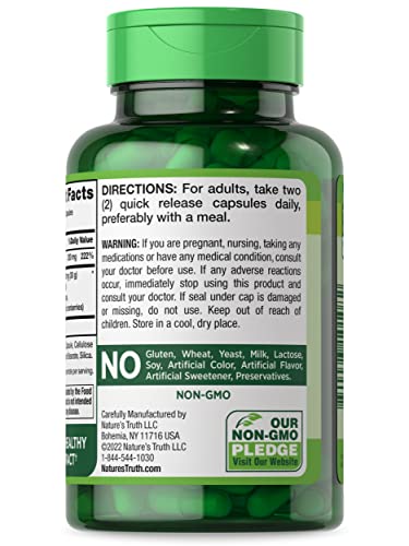 Cranberry Concentrate Capsules 30,000mg | Plus Vitamin C | Non-GMO & Gluten Free Supplement | Triple Strength Support Pills | by Nature's Truth