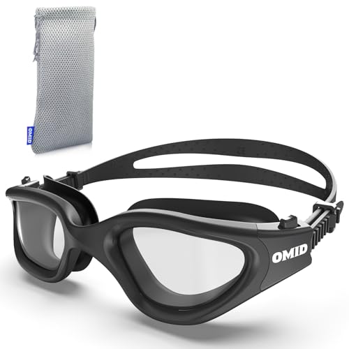 OMID Swim Goggles, P2 Lite Comfortable Anti-Fog Swimming Goggles for Men Women Adults Youth