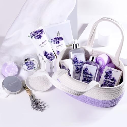 Spa Gifts for Women - Spa Gift Sets for Women, Body & Earth Shower Gift Set with Bubble Bath, Shower Gel, Lotion Set, Valentines Day Gifts for Women, Mothers Day Gifts for Mom