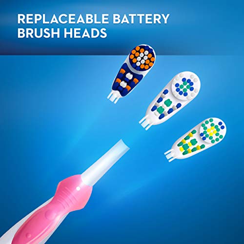 Oral-B Deep Clean Battery Powered Toothbrush Replacement Brush Heads Refill, Soft, 2 Count