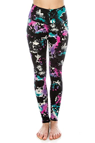 ALWAYS Women's Camo Yoga Leggings - High Waist Premium Soft Stretch Pants 1530 Plus Size