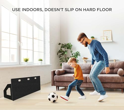 ZivPlay Soccer Rebounder Board 40"x16" Soccer Rebounder Wall with 2 Kick Back Angles for Ball Passing and Bounce Control Training Includes Target Sticker