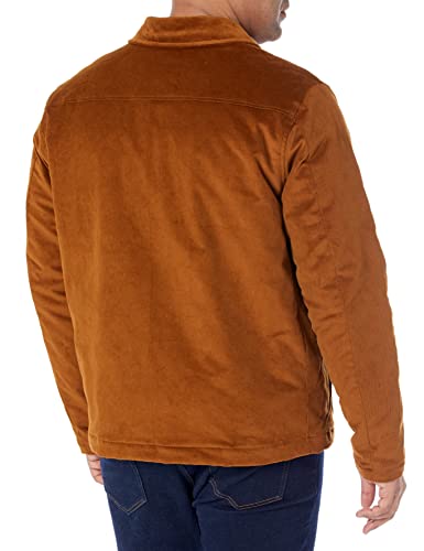 Amazon Essentials Men's Corduroy Work Jacket (Available in Big & Tall), Grey, 4X-Large Big Tall