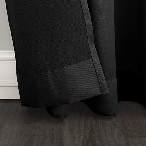 Sun Zero Barrow Energy Efficient Grommet Curtain Panel Pair (Pack of 3)