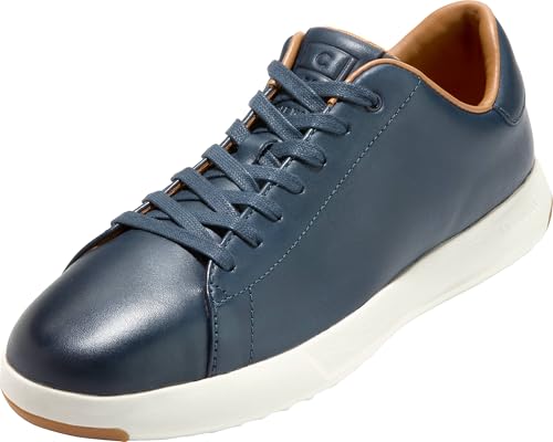 Cole Haan Men's Grandpro Tennis Fashion Sneaker, Blazer Blue Hand Stain, 8.5 M US