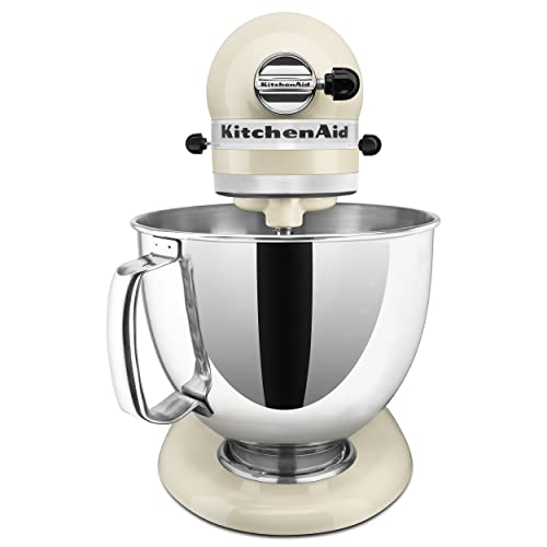 KitchenAid Artisan Series 5 Quart Tilt Head Stand Mixer with Pouring Shield KSM150PS, Matte Black