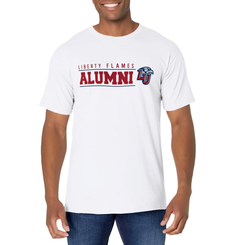 Liberty University Flames Alumni with Logo T-Shirt