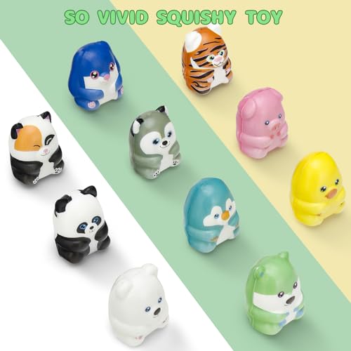 10 Packs Party Favors Easter Basket Stuffers Slow Rising Stress Squishies for Kids, Holloween Birthday Goodie Bag Stuffers,Kids Classroom Prizes