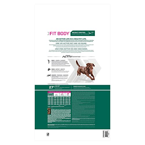 Eukanuba Fit Body Weight Control Large Breed Dry Dog Food, 15 lb