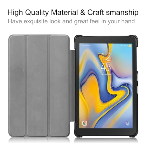 ZZOUGYY Tablet Cover for Samsung Galaxy Tab A 8.0 2018 SM-T387,Folio Stand Leather Case for Samsung Galaxy Tab A 8.0 4G LTE Verizon/Sprint/T-Mobile/AT&T T387C T387V T387P T387F T387W (Big Eye)