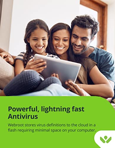 Webroot Internet Security Plus | Antivirus Software 2024 | 3 Device | 1 Year Download for PC/Mac/Chromebook/Android/IOS + Password Manager