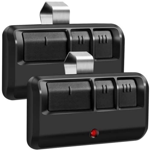 2 Replacement for Lift Master Chamberlain Garage Door Opener Remote 893MAX 373LM 973LM 893LM 81LM 2 Pack,Black