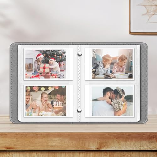 Fintie Instax Mini Photo Album for 2x3-Inch Film - 104 Pockets Small Albums for Fujifilm Instax Mini 12/11/99/40/7+/EVO/LiPlay/Link 3-2-1 Instant Camera/Polaroid Hi-Print Printer, Spring Bloom